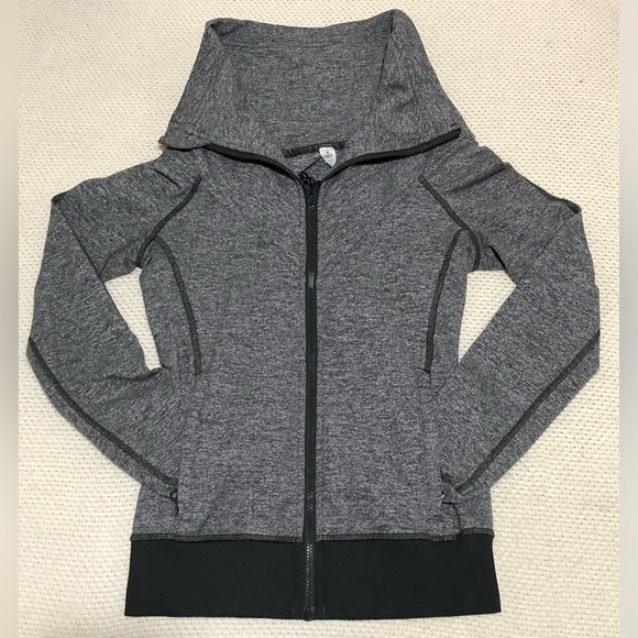 Lululemon Cowl Neck Thumbhole Full Zip Jacket